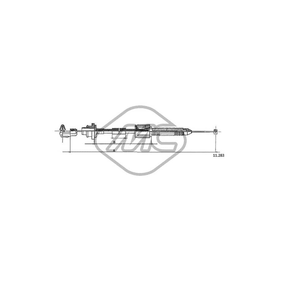 Metalcaucho 83178 Throttle Cable