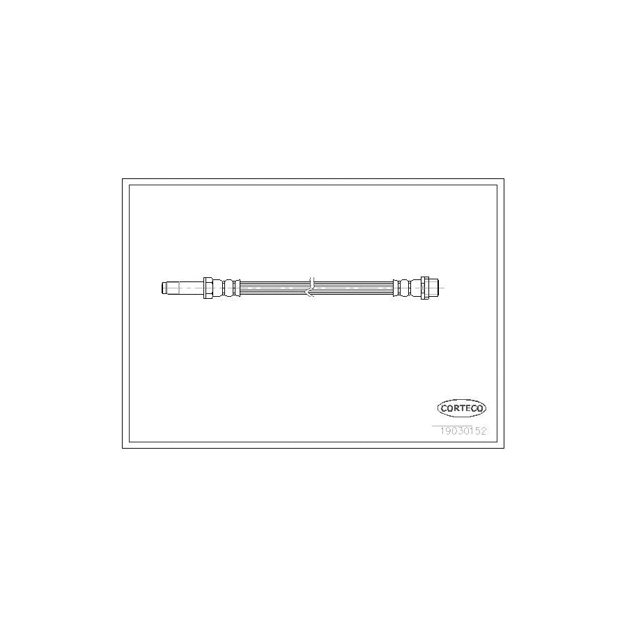 Corteco 19030152 Brake Hose Suitable for Mercedes-Benz Sprinter