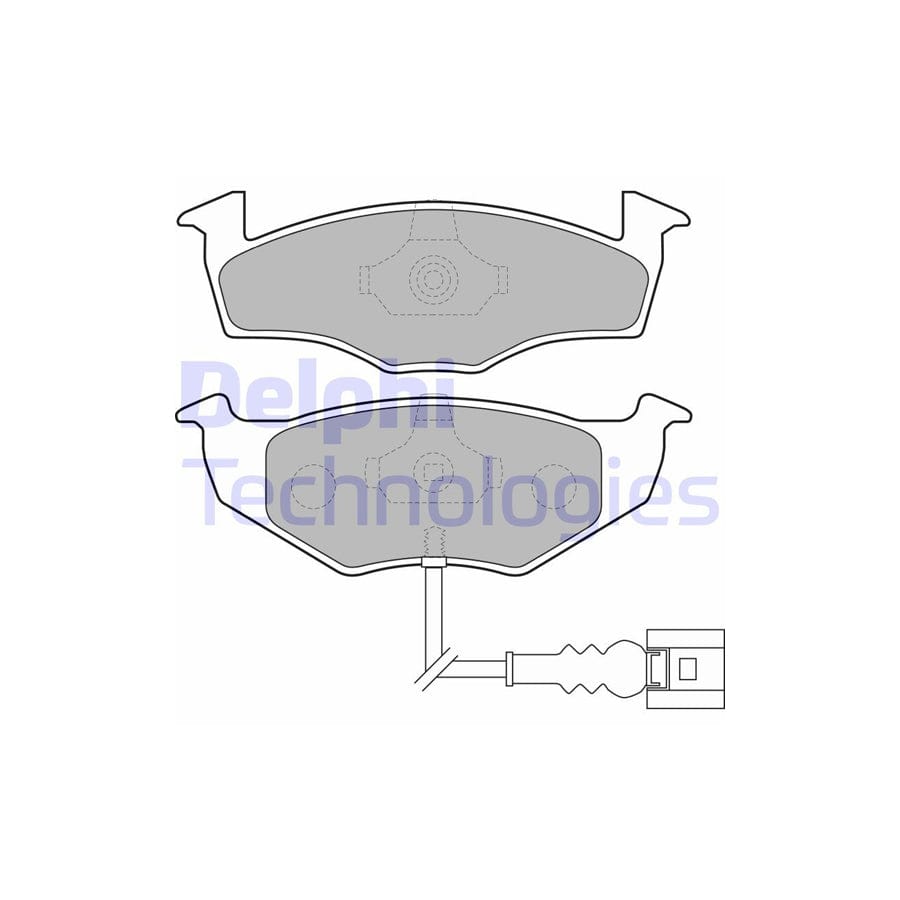 Delphi Lp1709 Brake Pad Set
