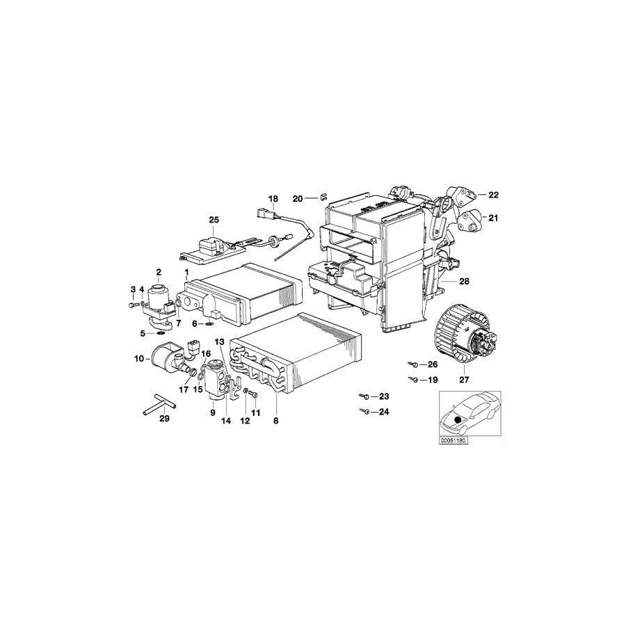 Genuine BMW 64518390990 RR1 E67 Valve R134A (Inc. 745LiS, 730Ld & 730i) | ML Performance US Car Parts