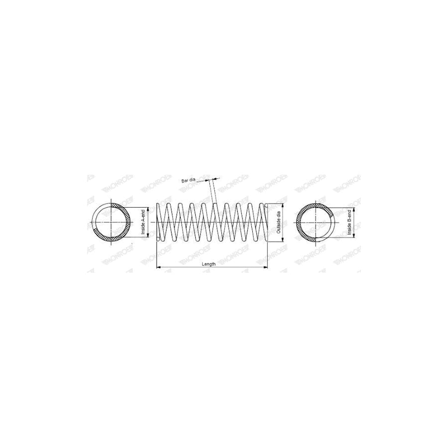 Monroe Sp3271 Coil Spring