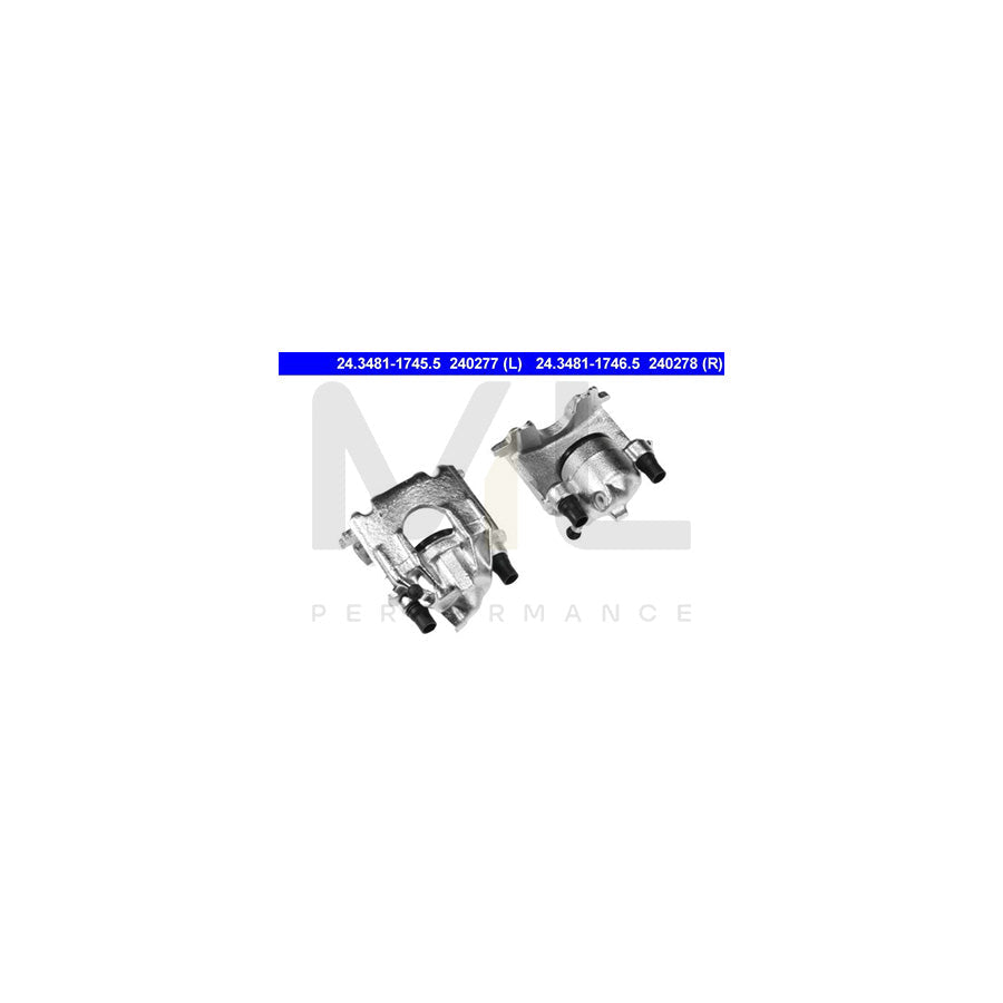 ATE 24.3481-1746.5 Brake Caliper without holder