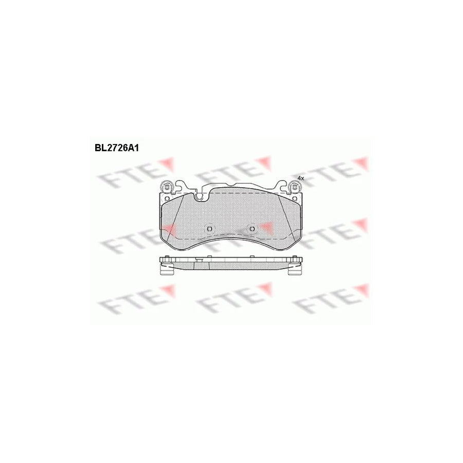 FTE Bl2726A1 Brake Pad Set