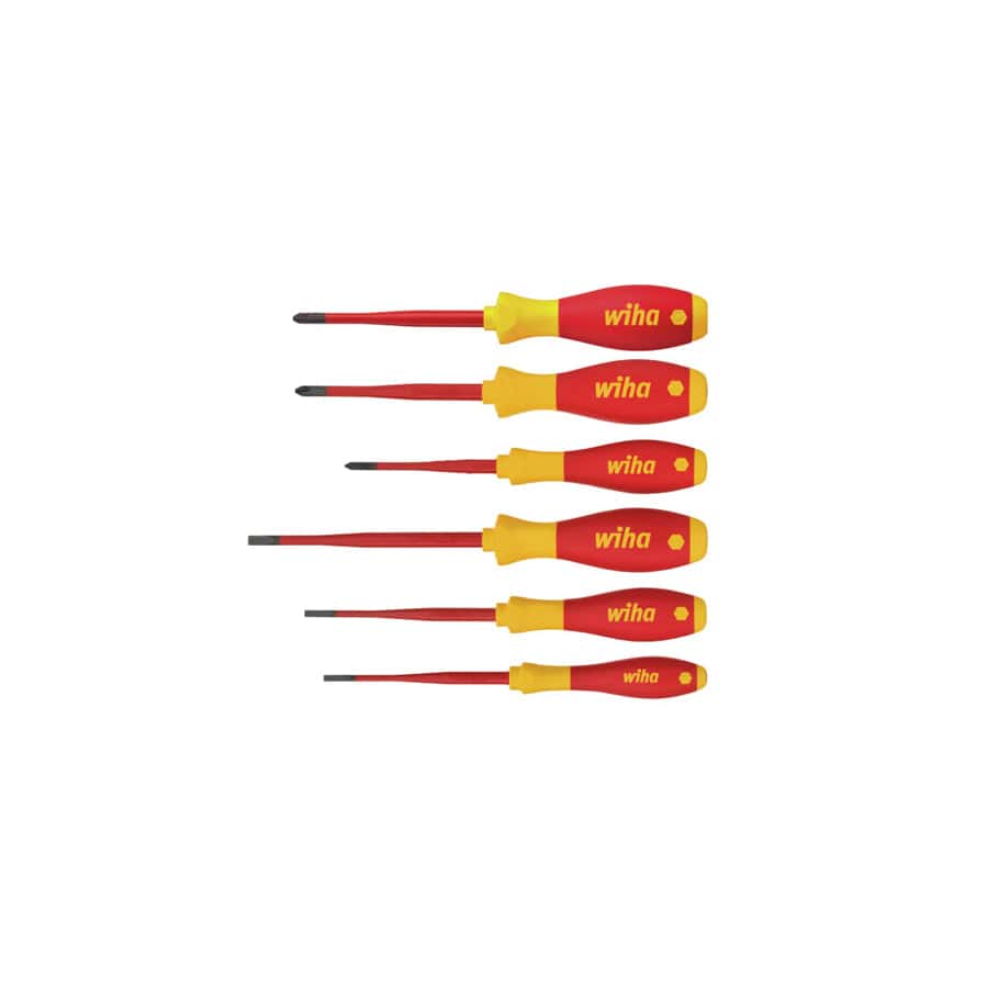 Wiha WHA38362 SoftFinish® electric SL/PH/PZS Screwdriver Set, 6 Piece