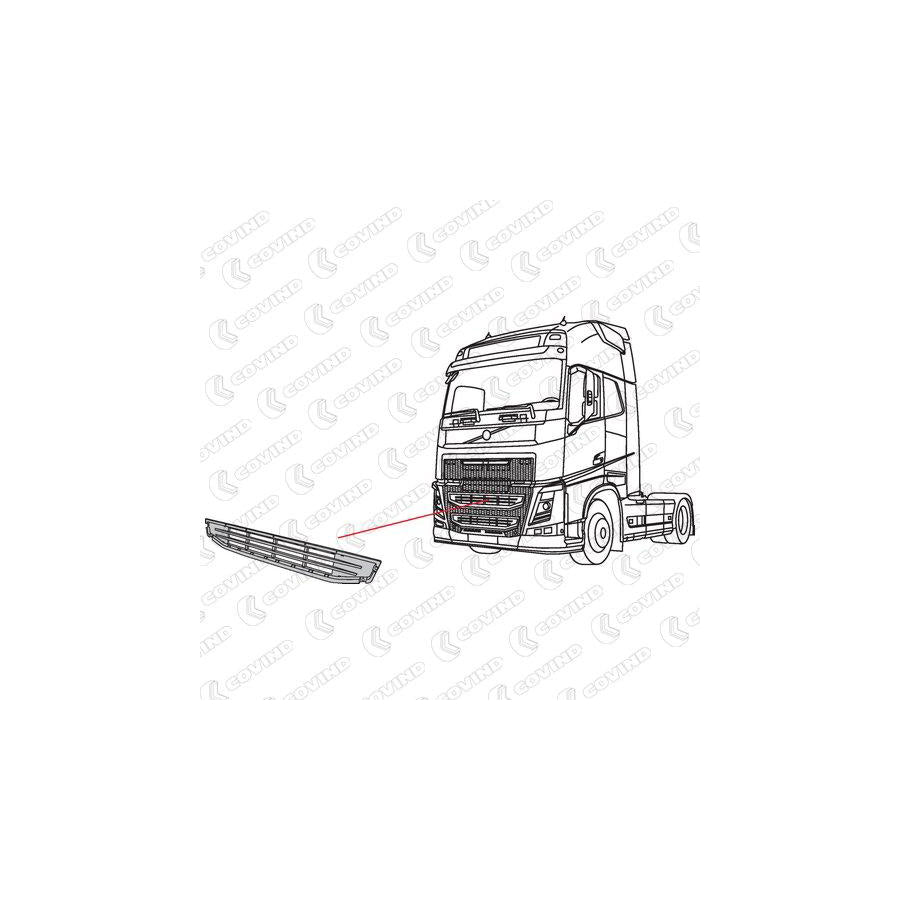 Covind 4Fh/152 Radiator Grille