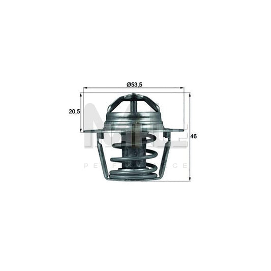 MAHLE ORIGINAL TI 159 87 Engine thermostat Opening Temperature: 87��C, with seal | ML Performance Car Parts