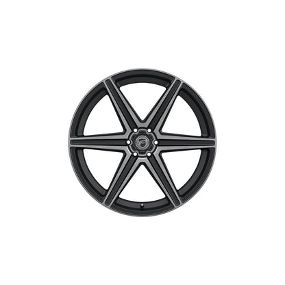 Forgestar F01240084P25 24x10 X6 Standard 6x139.7 ET25 BS6.5 Satin Black Machined - Double Dark Tint Truck & SUV Wheel