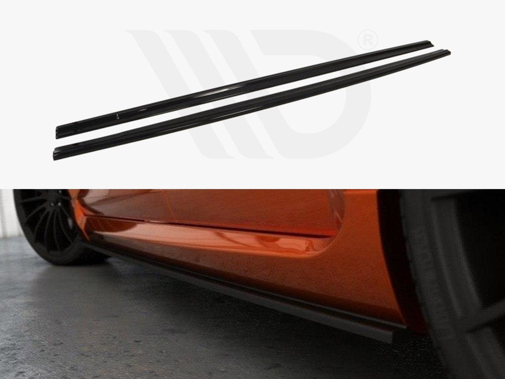 Maxton Design FO-FO-2F-ST-SD1T Side Skirts Diffusers Ford Focus II ST Facelift | ML Performance US Car Parts