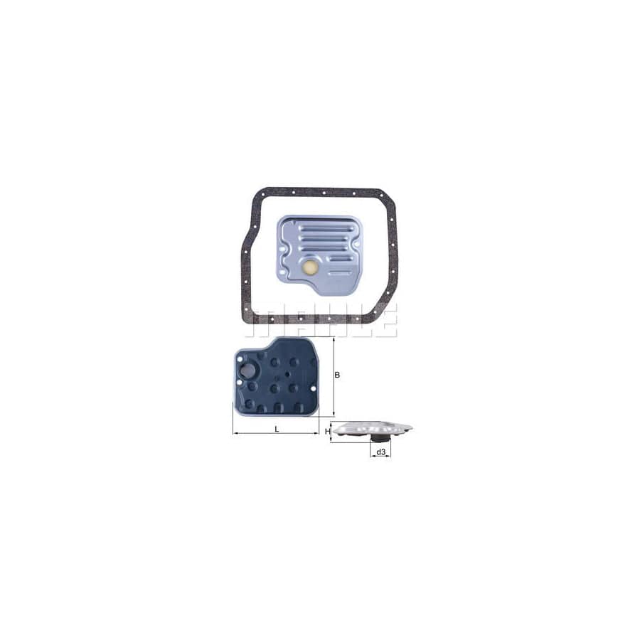 Mahle Original Hx 237D Hydraulic Filter, Automatic Transmission