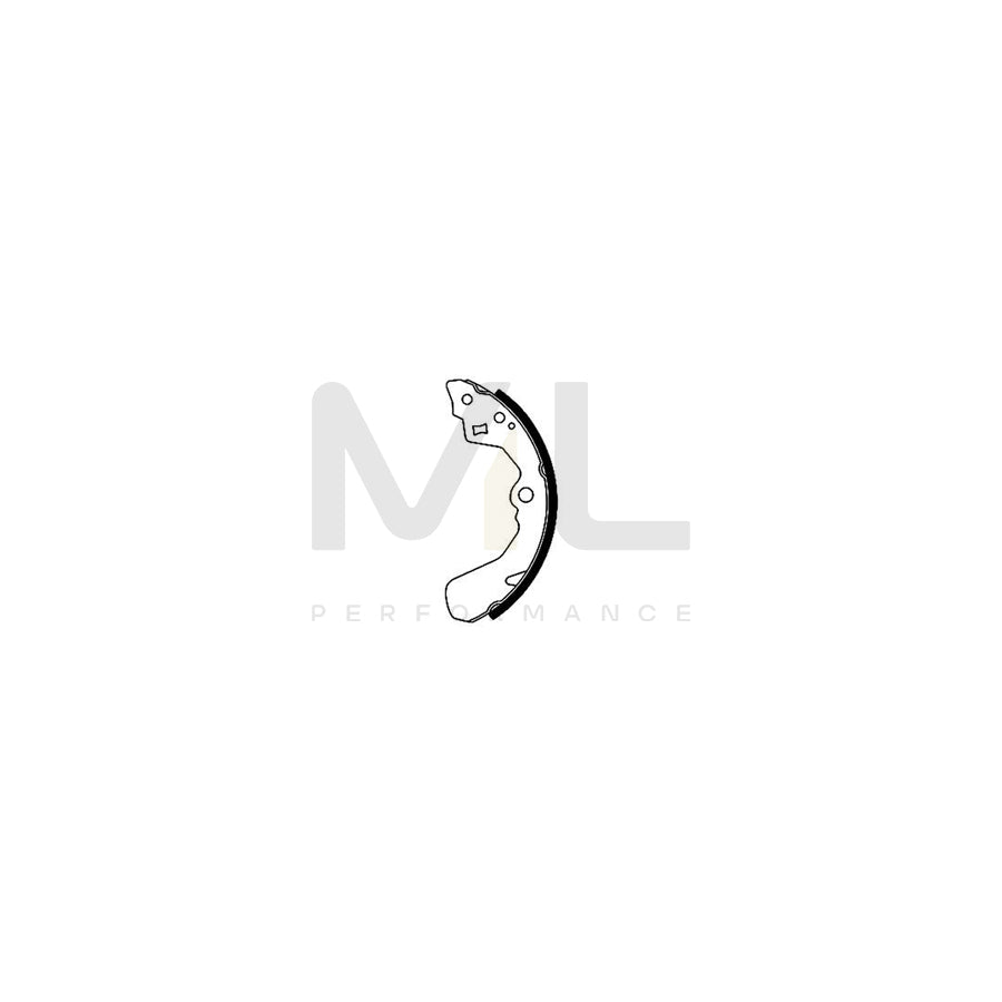 HELLA 8DB 355 001-141 Brake Shoe Set without handbrake lever