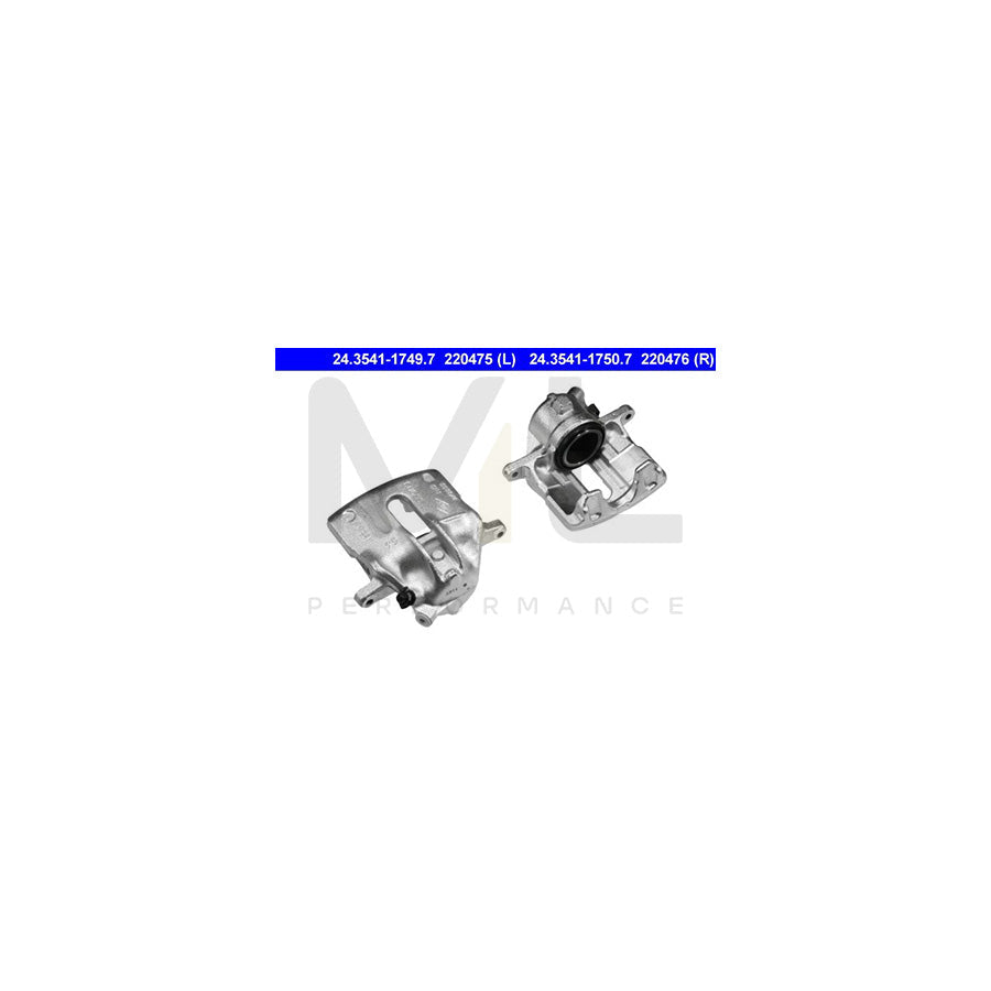 ATE 24.3541-1749.7 Brake Caliper without holder