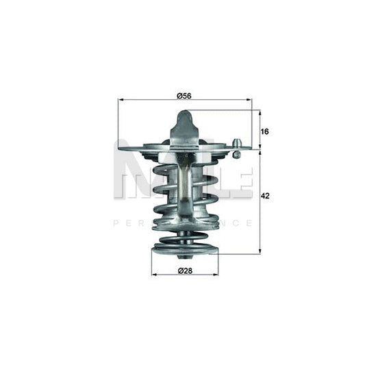MAHLE ORIGINAL TX 83 76D Engine thermostat Opening Temperature: 76��C, with seal | ML Performance Car Parts