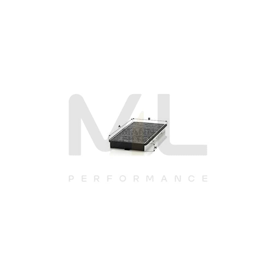 MANN-FILTER CUK 3340 Pollen filter for PEUGEOT 406 Activated Carbon Filter