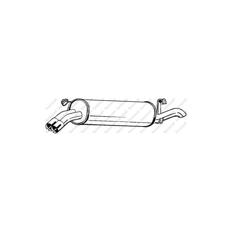 Bosal 185-263 Rear Silencer for Opel OMega A Caravan (V87)