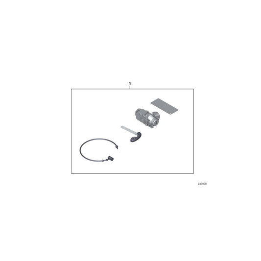 Genuine BMW 51217374964 F10 F11 Set Uniform Locking System CA - DOLOMITI (Inc. 528iX, 518d & 520d) | ML Performance US Car Parts