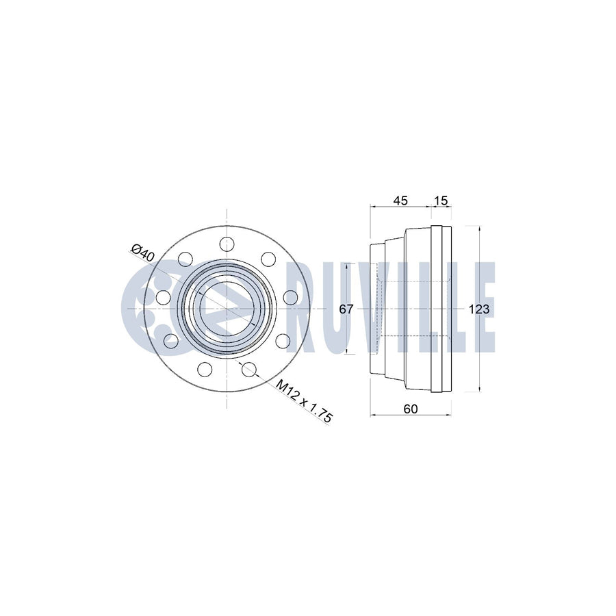 Ruville 55284 Alternator Freewheel Clutch For Ford Transit