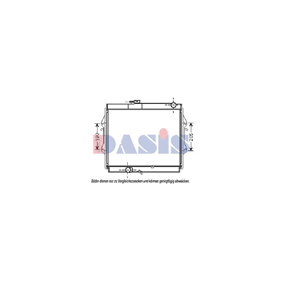AKS Dasis 210215N Engine Radiator