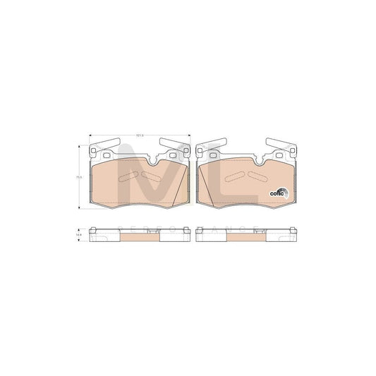 TRW Cotec Gdb1948 Brake Pad Set Prepared For Wear Indicator | ML Performance Car Parts