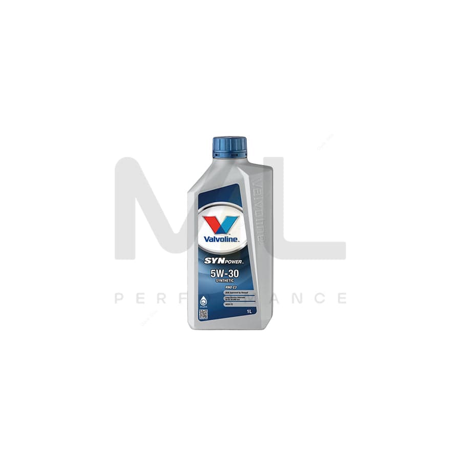 Valvoline SynPower RNO C3 SAE 5W-30 Premium Grade Synthetic Engine Oil 1l