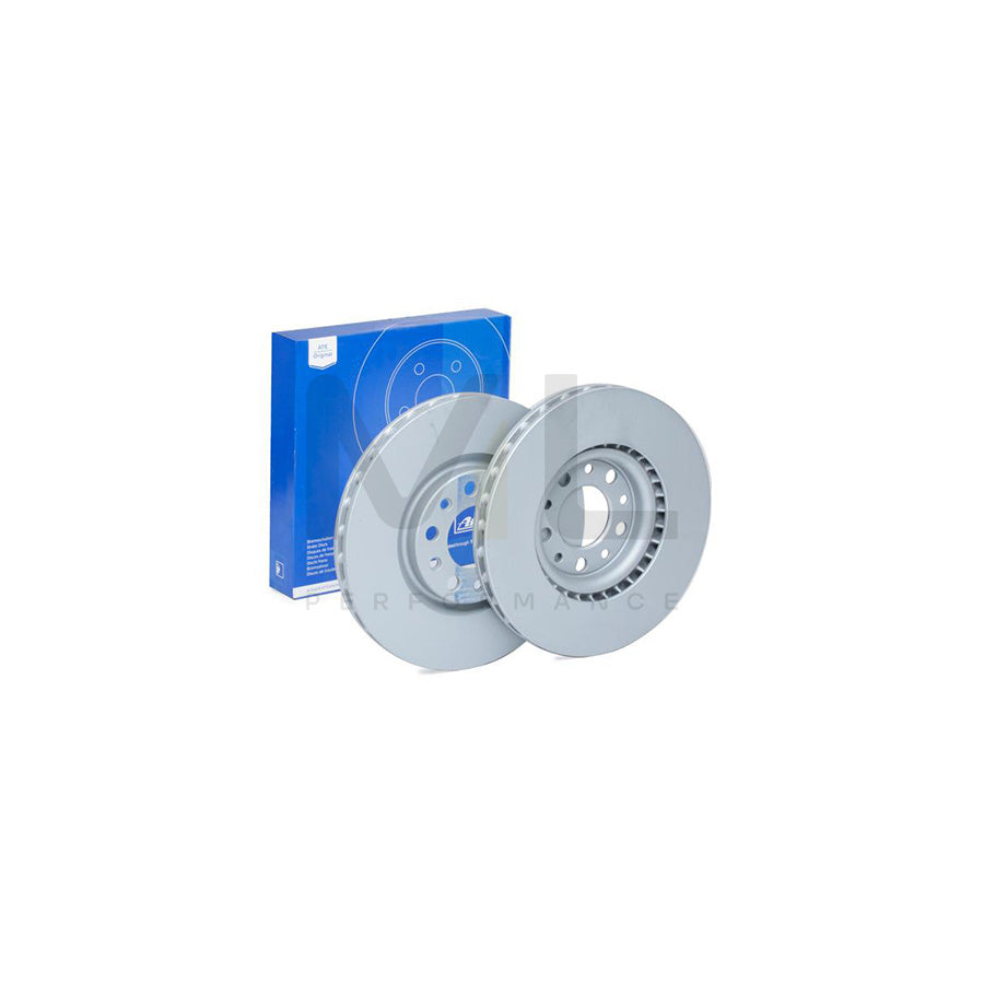 ATE 24.0128-0192.1 Brake Disc Vented, Coated, with bolts/screws  - 1 piece