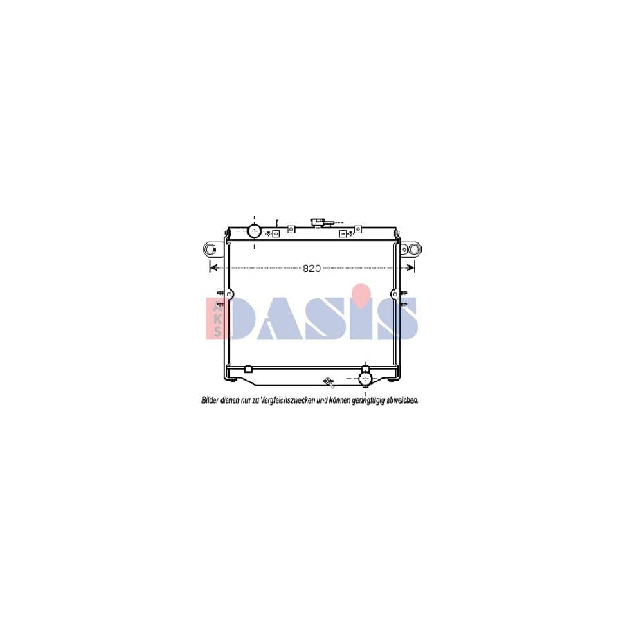 AKS Dasis 210216N Engine Radiator