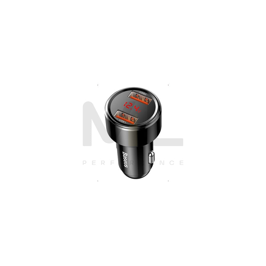 Baseus CCMLC20A-01 In-car charger QC 3.0, Black
