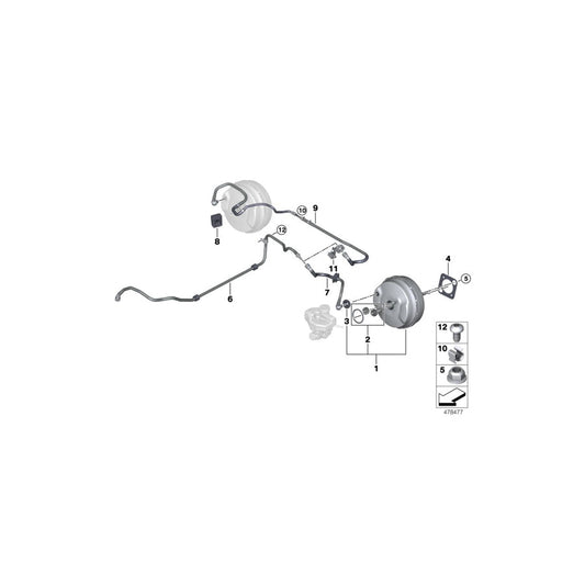 Genuine BMW 11668648861 G12 Vacuum Pipe (Inc. M760iX & M760LiX) | ML Performance US Car Parts
