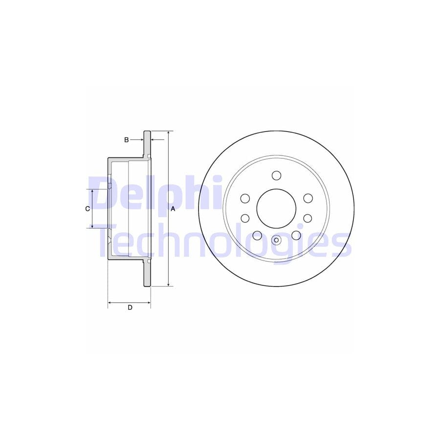 Delphi Bg2879 Brake Disc