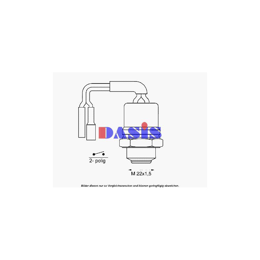 AKS Dasis 752006N Temperature Switch, Radiator Fan