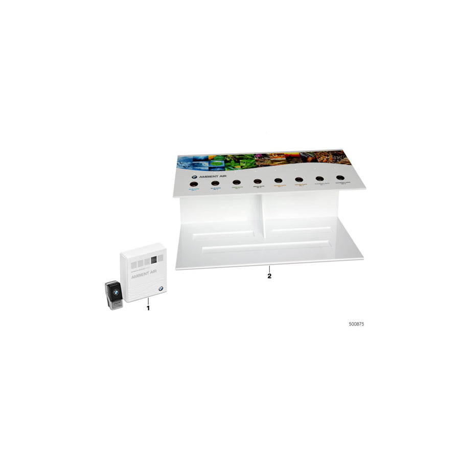 Genuine BMW 83192410684 G07 M G11 Display Bmw Ambient Air Empty DISPLAY (Inc. 750i, X3 30iX & X4 30dX) | ML Performance US Car Parts