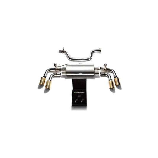 Armytrix AU8JT-QS11G Valvetronic Exhaust System Audi TT MK2 8J 2007-2014 with Quad Gold 3.5"