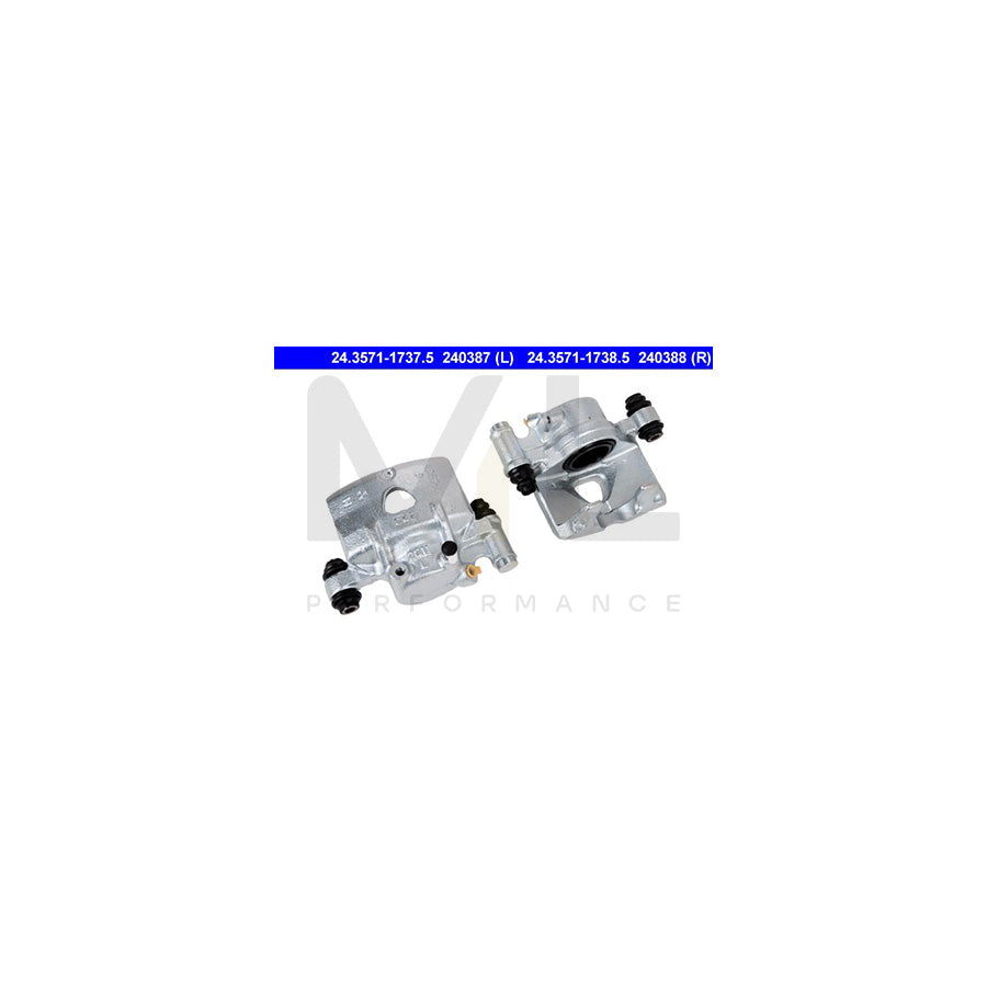 ATE 24.3571-1737.5 Brake Caliper without holder