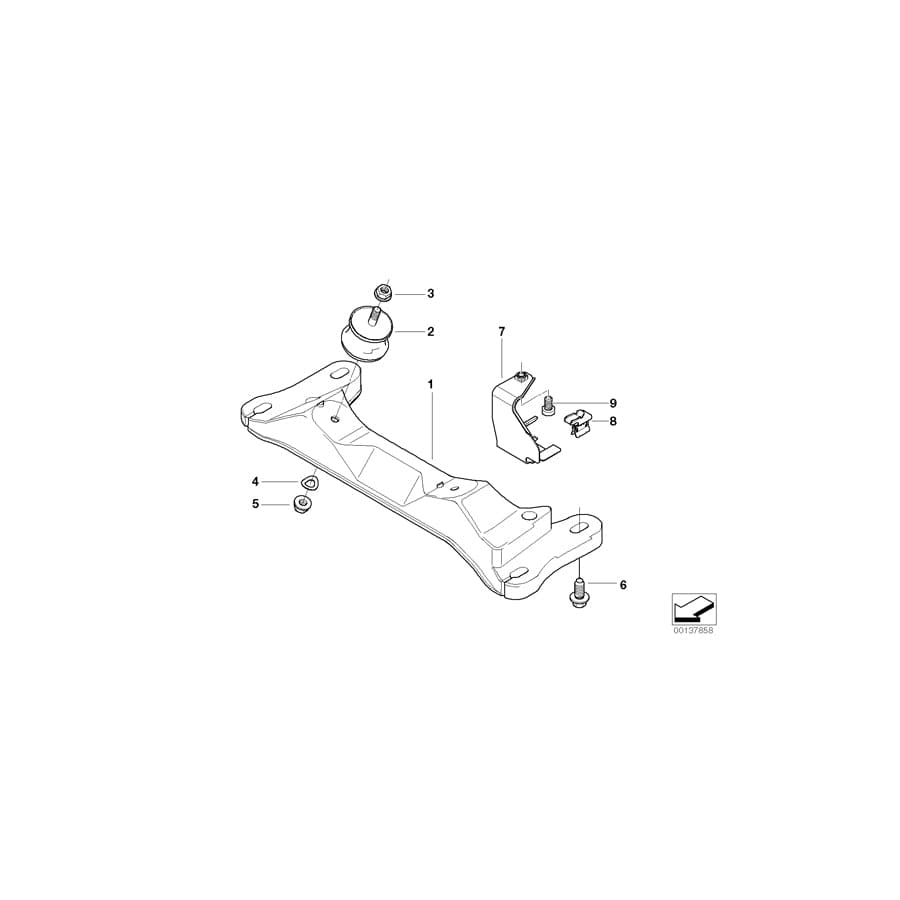 Genuine BMW 11787516973 E46 Bracket For Lambda Probe Cable (Inc. 316ti, 316Ci & 316i) | ML Performance UK Car Parts