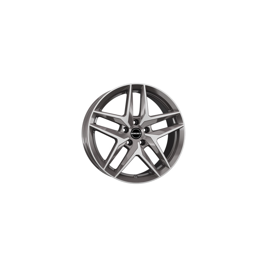Borbet Z 8x18 ET31 Z 80831112566,5MAGP Mistral Anthracite Glossy Polished Wheel