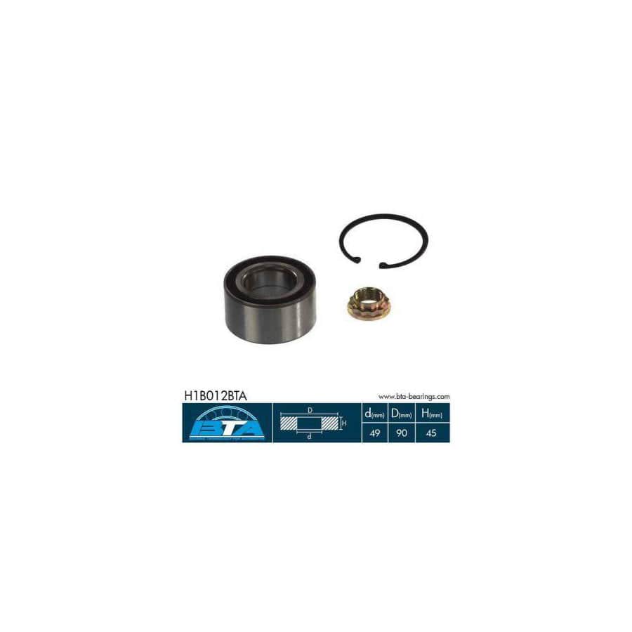 BTA H1B012BTA Wheel Bearing Kit