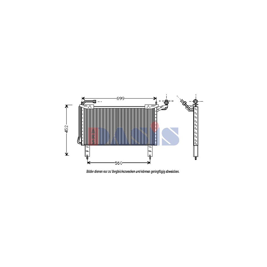 AKS Dasis 022150N Air Conditioning Condenser