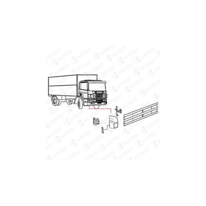 Covind 094/162 Air Deflector, Driver Cab