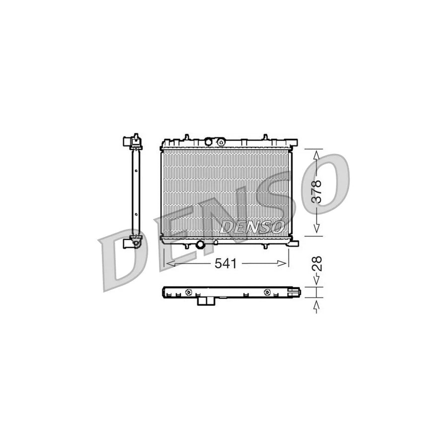 DENSO DRM21032 Engine Radiator