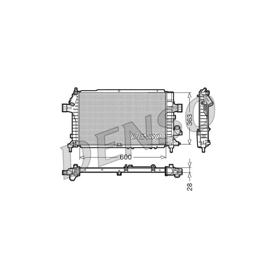 DENSO DRM20104 Engine Radiator