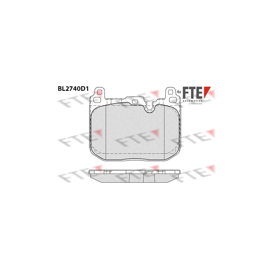 FTE Bl2740D1 Brake Pad Set