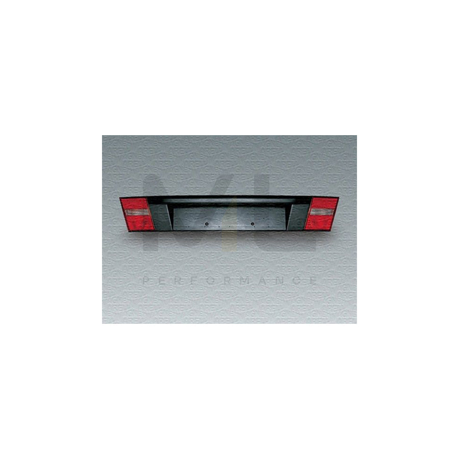 MAGNETI MARELLI 714029490601 Number plate holder for LANCIA Delta II (836) Rear, Black, frameless