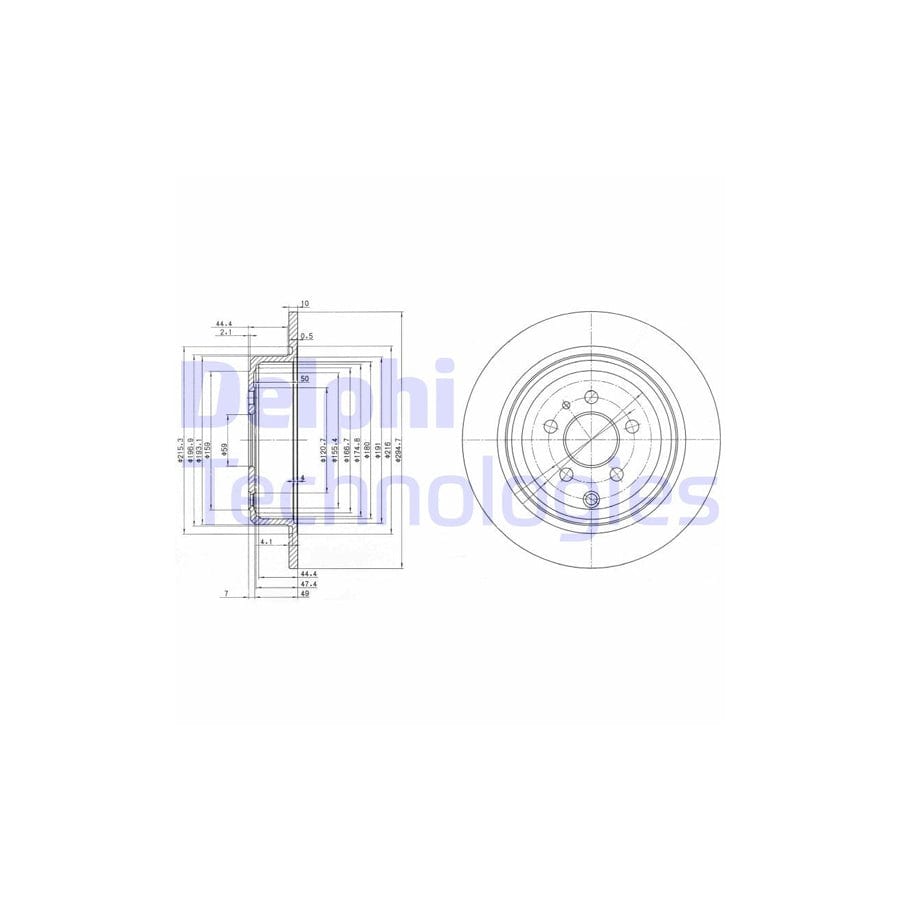 Delphi Bg3049 Brake Disc