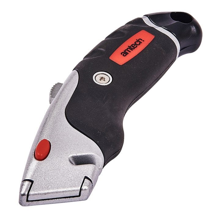 Amtech Retractable Utility Knife - Soft Grip