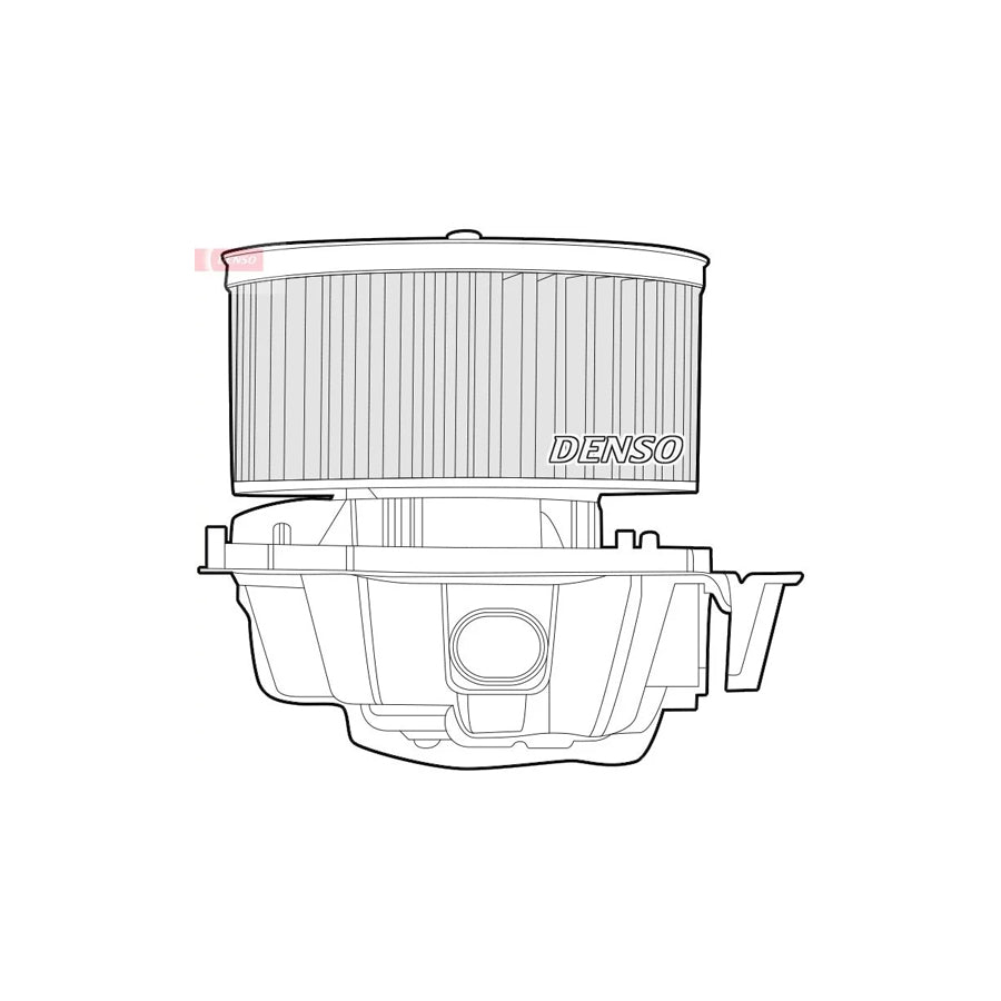 DENSO DEA23014 Interior Blower for Renault Modus / Grand Modus (F, Jp)