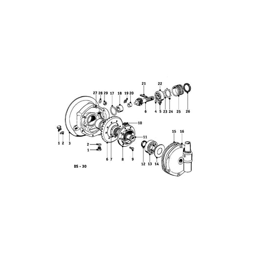 Genuine BMW 33120026232 67 68 51 Driving Dog (Inc. R68, R67/2/3 & R51/3) | ML Performance US Car Parts