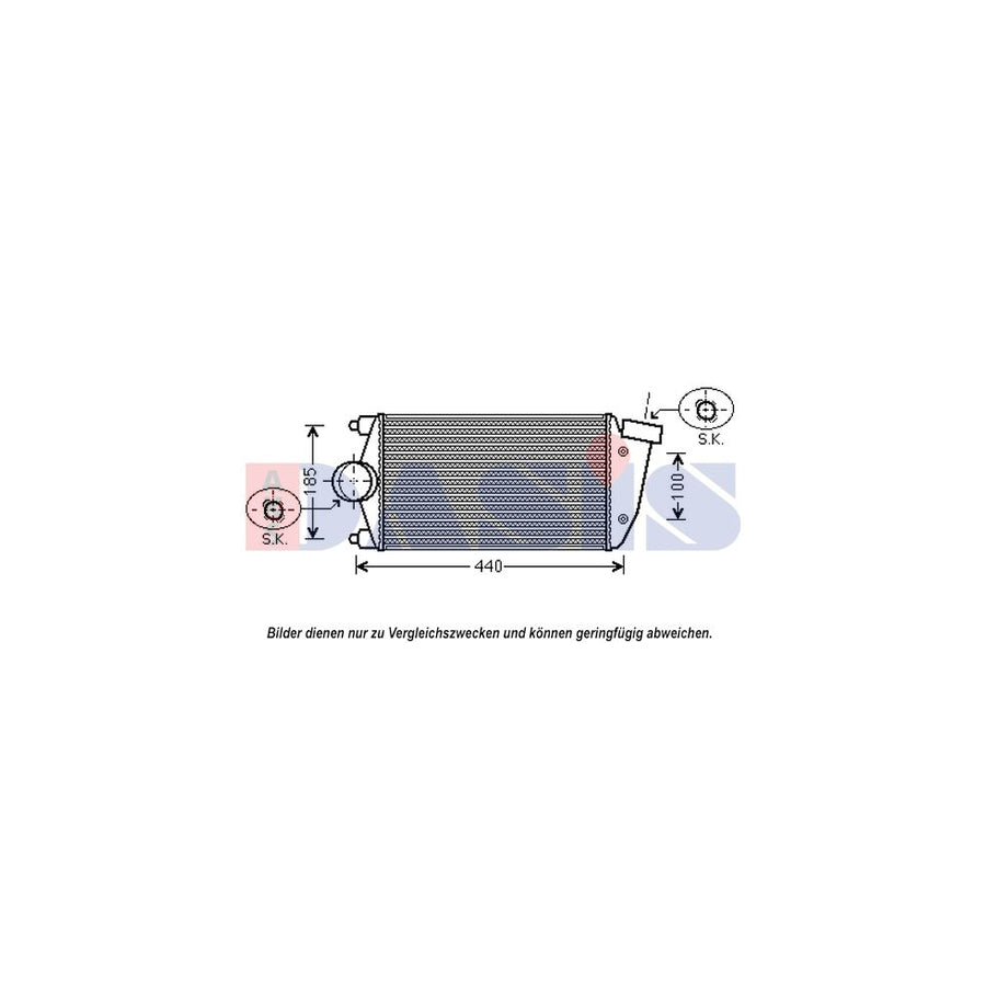 AKS Dasis 177010N Intercooler for Porsche 911