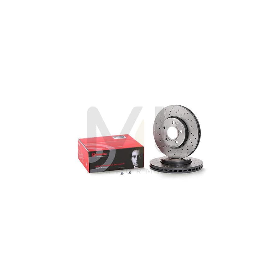 BREMBO COATED DISC LINE 09.B436.51 Brake Disc Perforated / Vented, Coated, High-carbon, with bolts/screws | ML Performance Car Parts