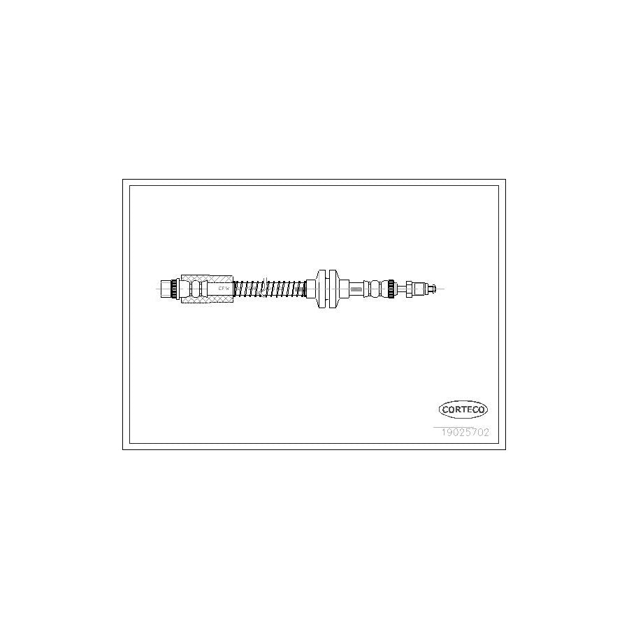 Corteco 19025702 Brake Hose
