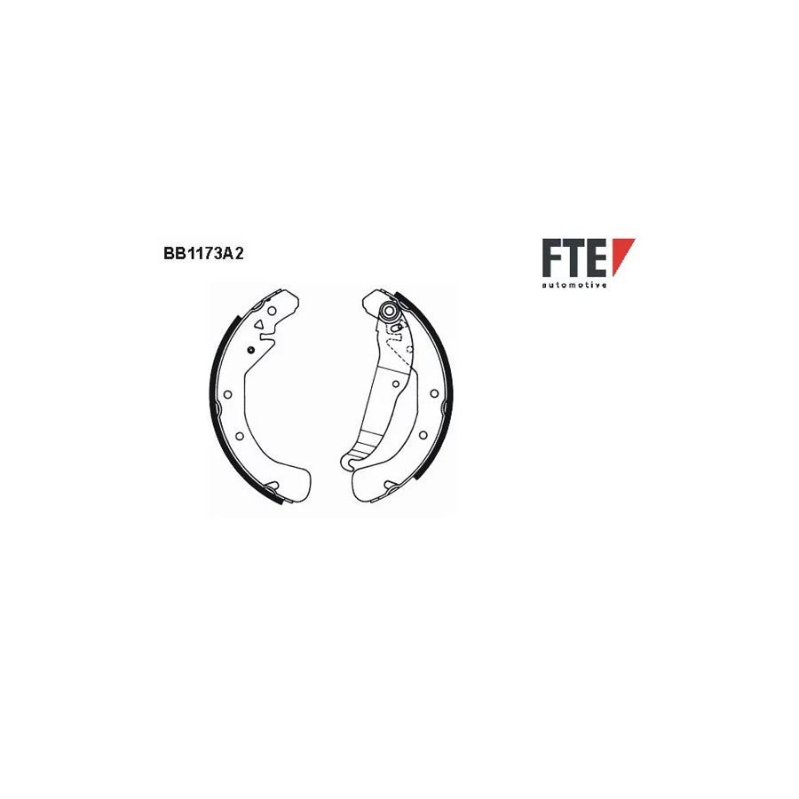 FTE Bb1173A2 Brake Shoe Set