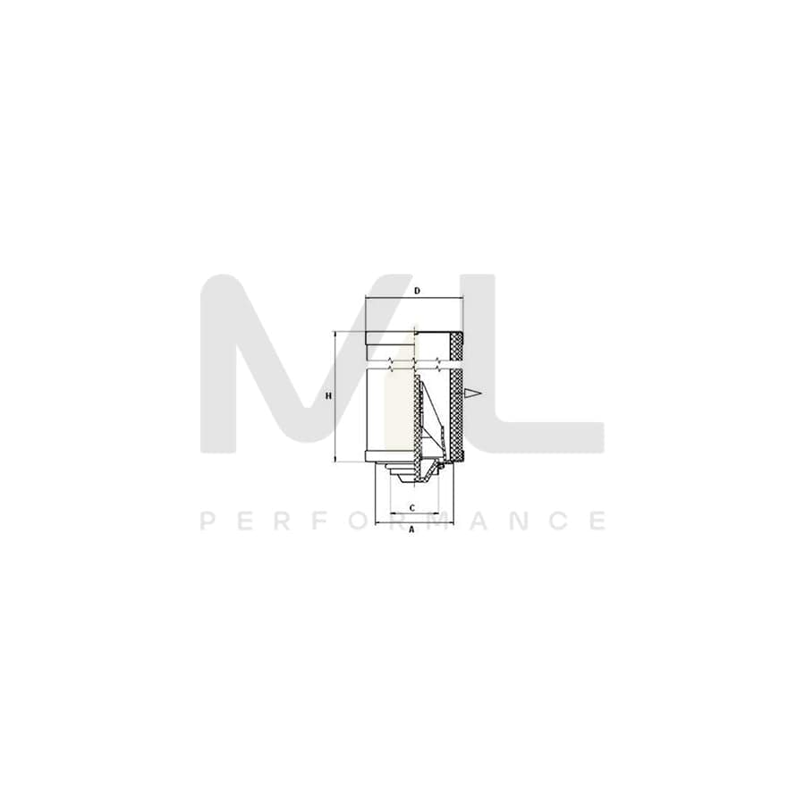 MANN-FILTER 49 001 55 201 Filter, compressed air system